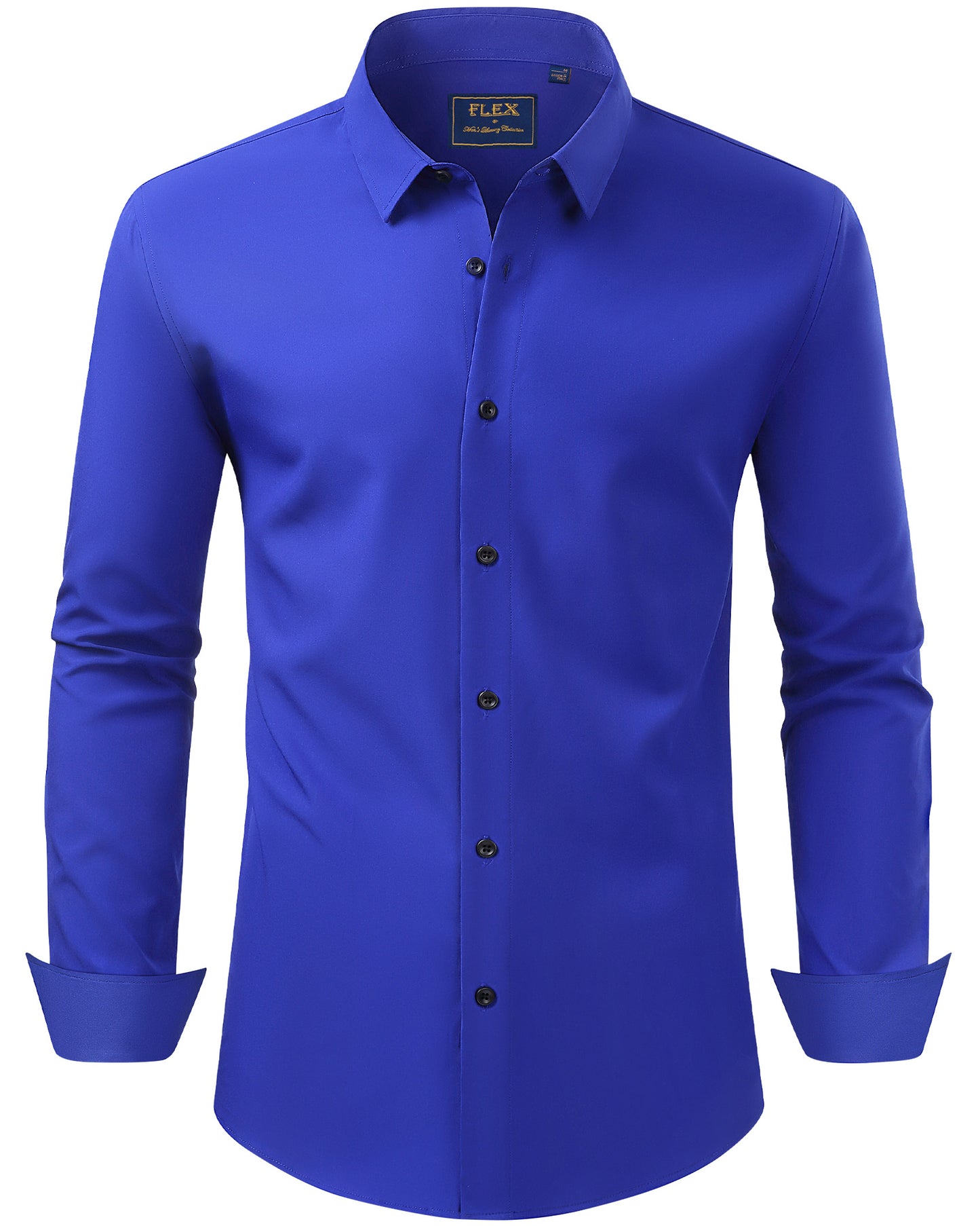 J.VER Men's Dress Shirts Stretch Long Sleeve Formal Shirt