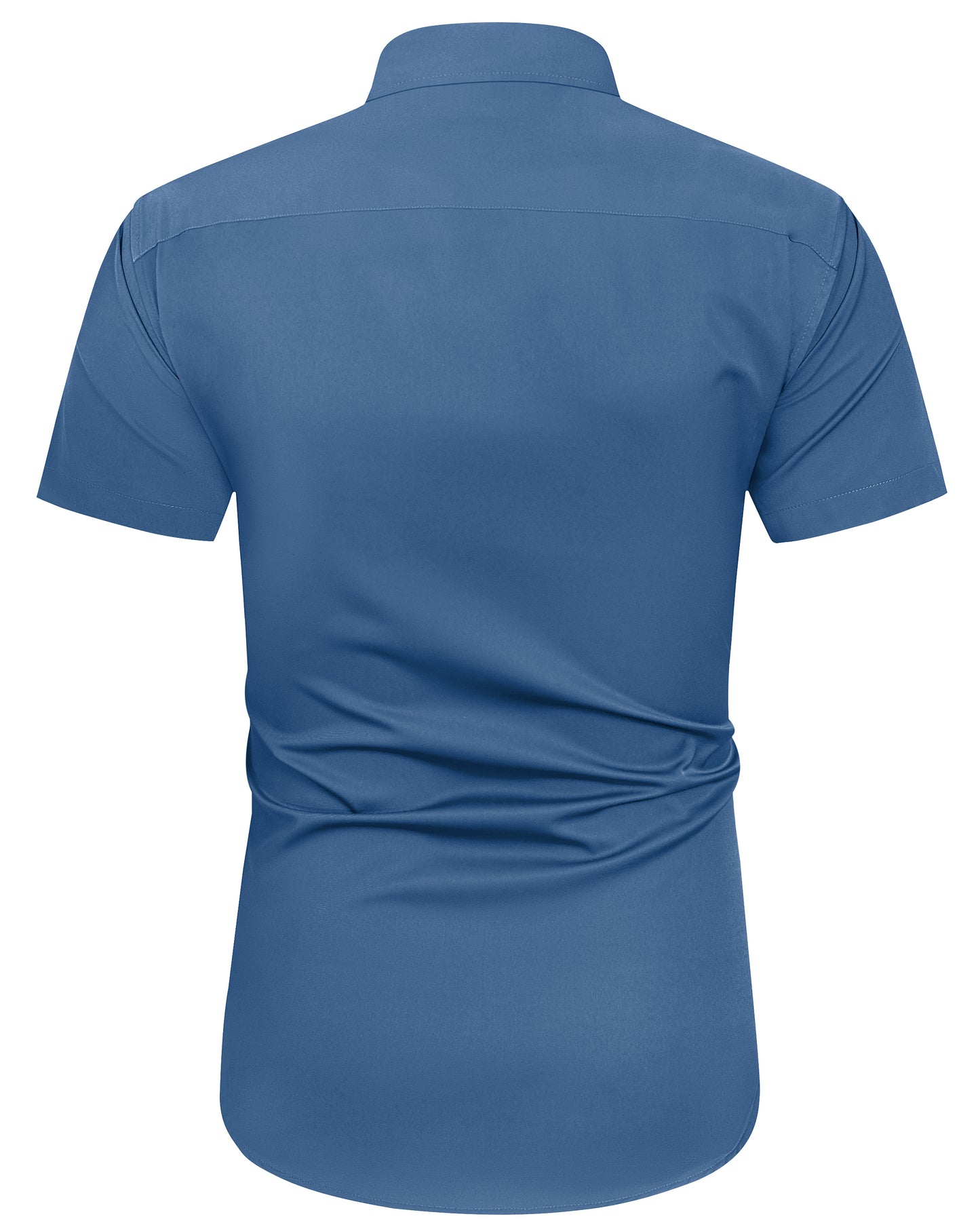 J.VER Men Short Sleeve Dress Shirts with Pocket Button Down Shirt