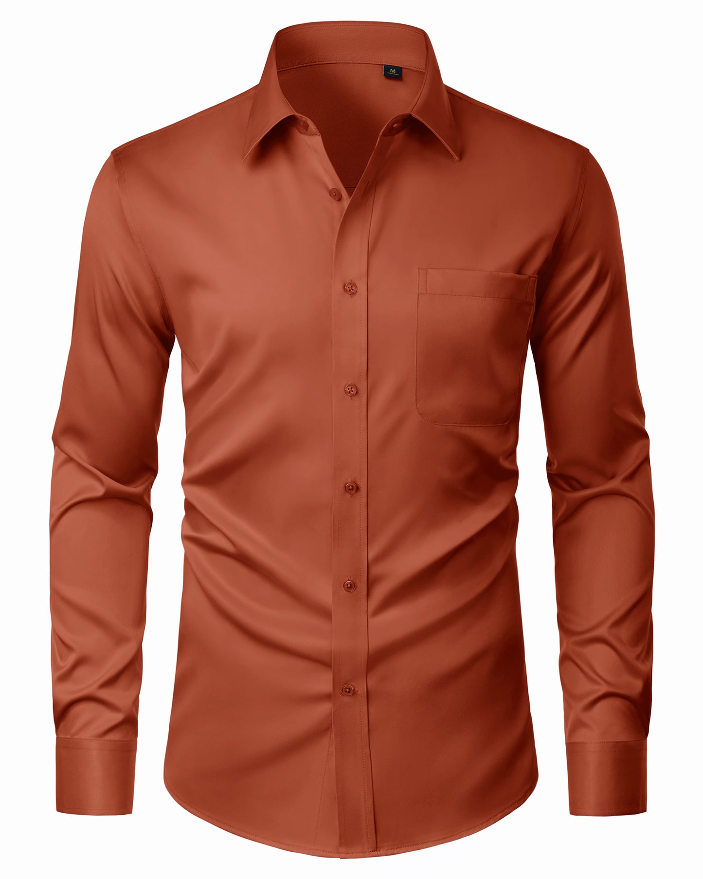 J.VER Men's Dress Shirts Stain Shield Long Sleeve Shirt