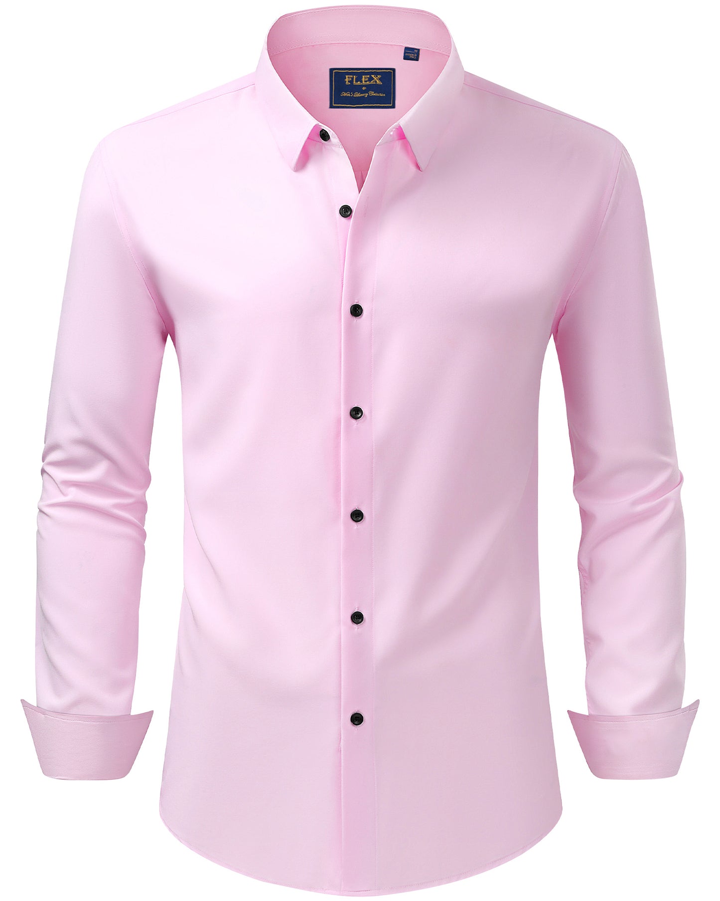 J.VER Men's Dress Shirts Stretch Long Sleeve Formal Shirt