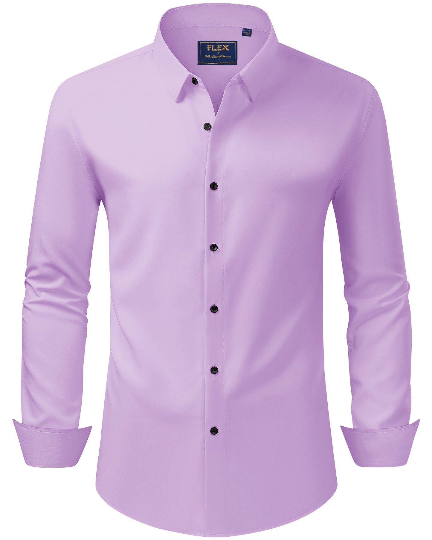 J.VER Men's Dress Shirts Stretch Long Sleeve Formal Shirt