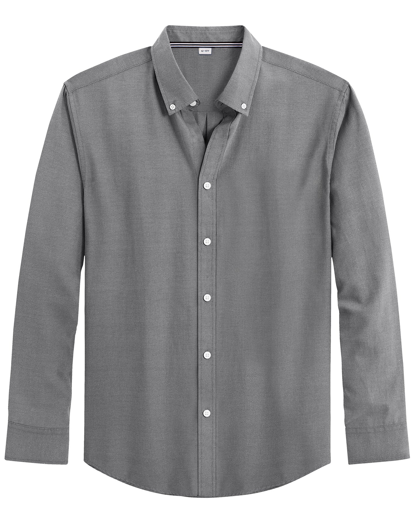 J.VER Langarm-Oxford-Hemd für Jungen mit Button-Down-Kragen