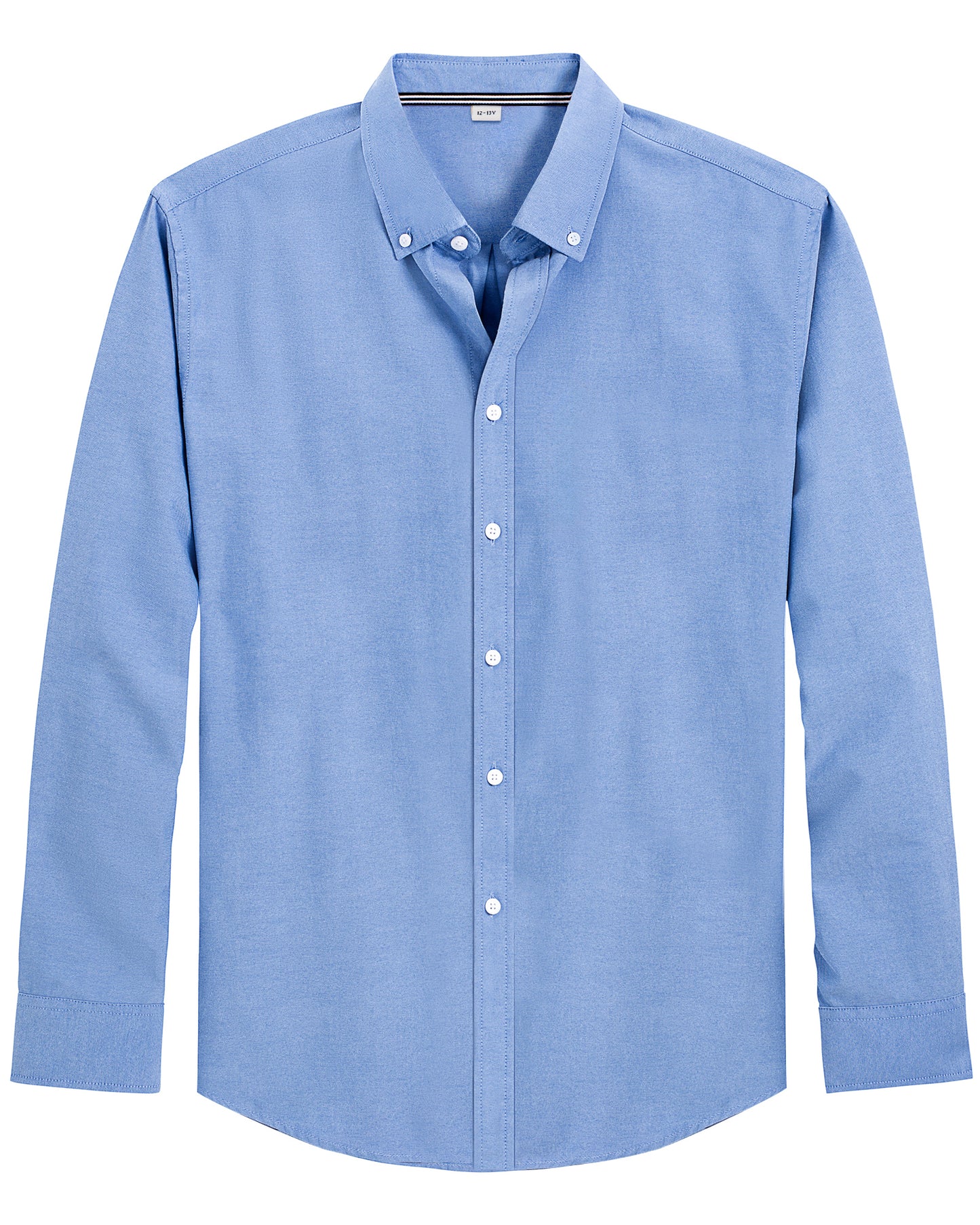 J.VER Langarm-Oxford-Hemd für Jungen mit Button-Down-Kragen