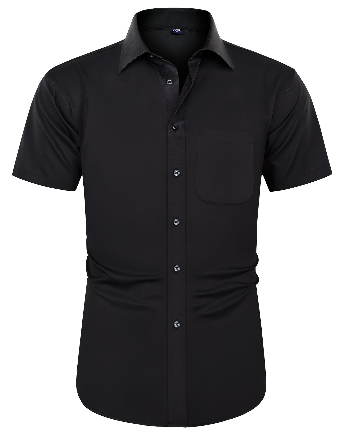 J.VER Men Short Sleeve Dress Shirts with Pocket Button Down Shirt