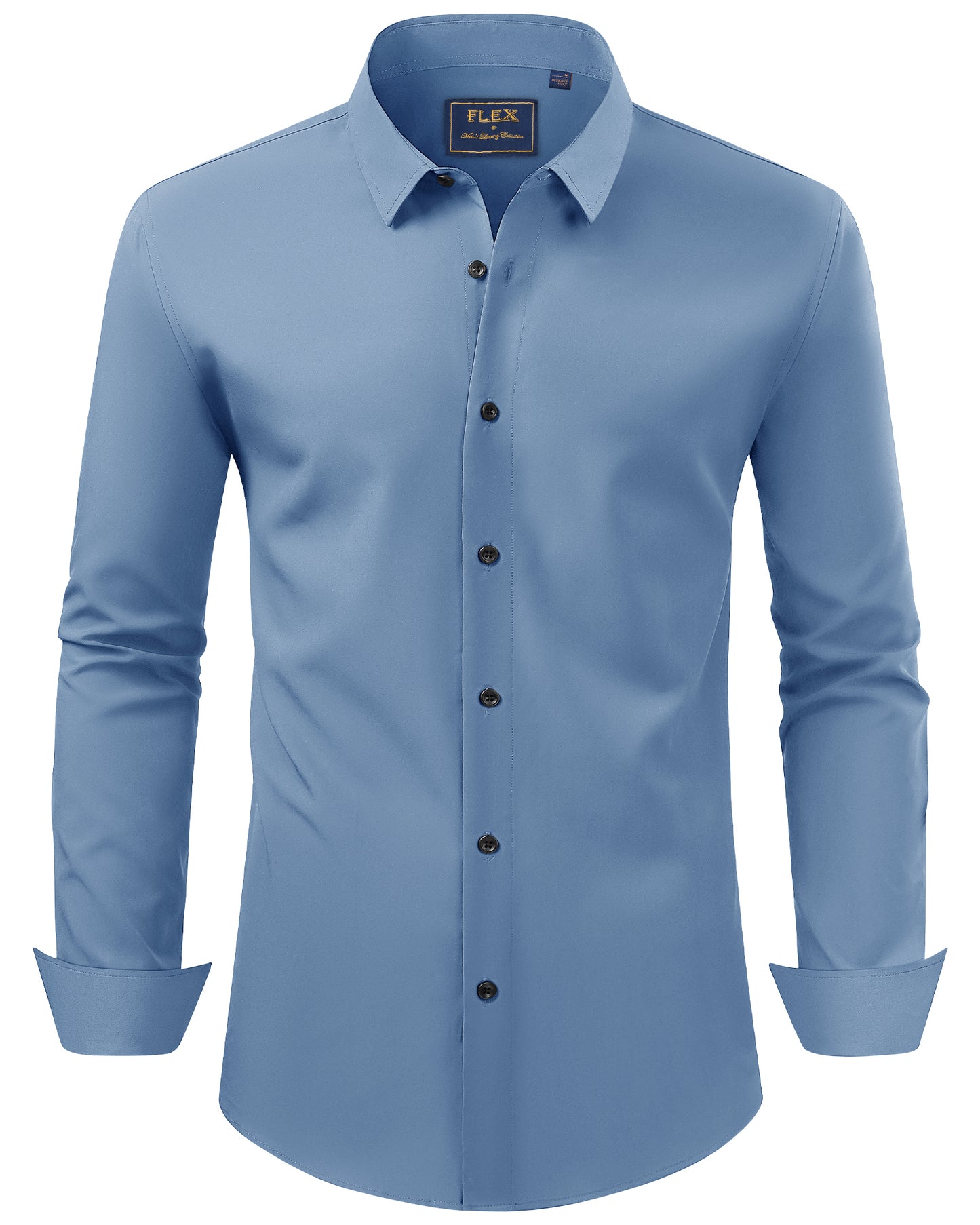 J.VER Men's Dress Shirts Stretch Long Sleeve Formal Shirt