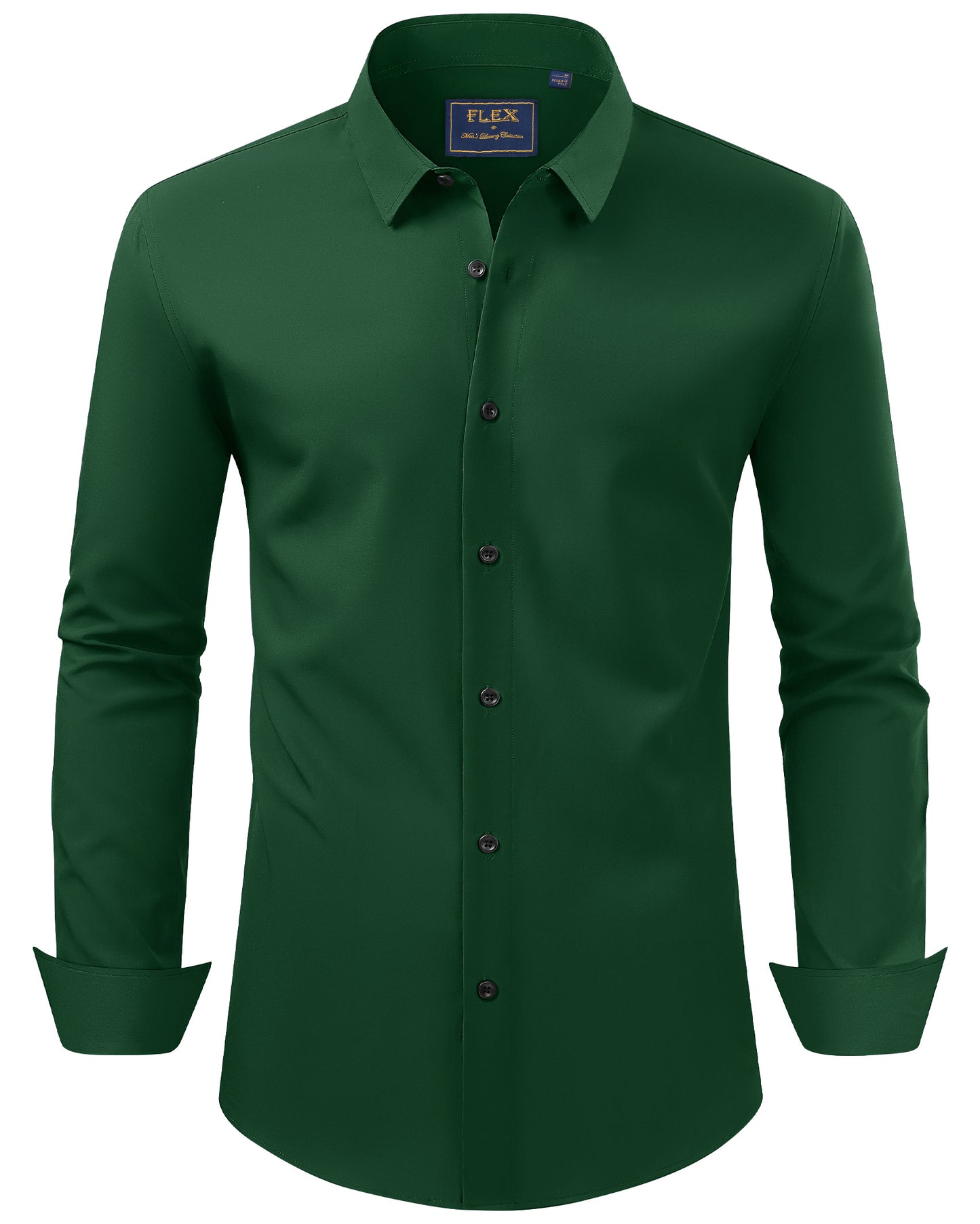 J.VER Men's Dress Shirts Stretch Long Sleeve Formal Shirt