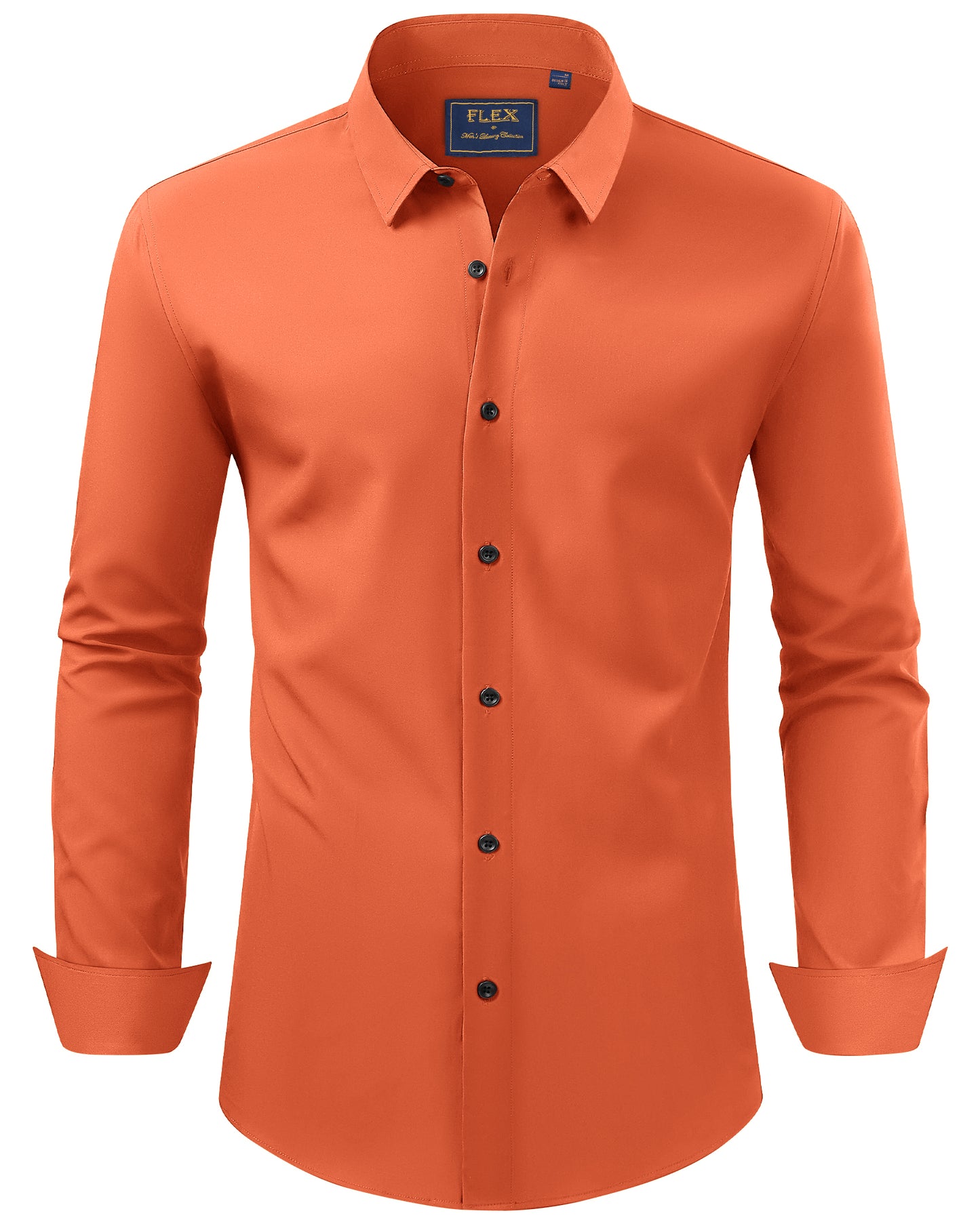 J.VER Men's Dress Shirts Stretch Long Sleeve Formal Shirt