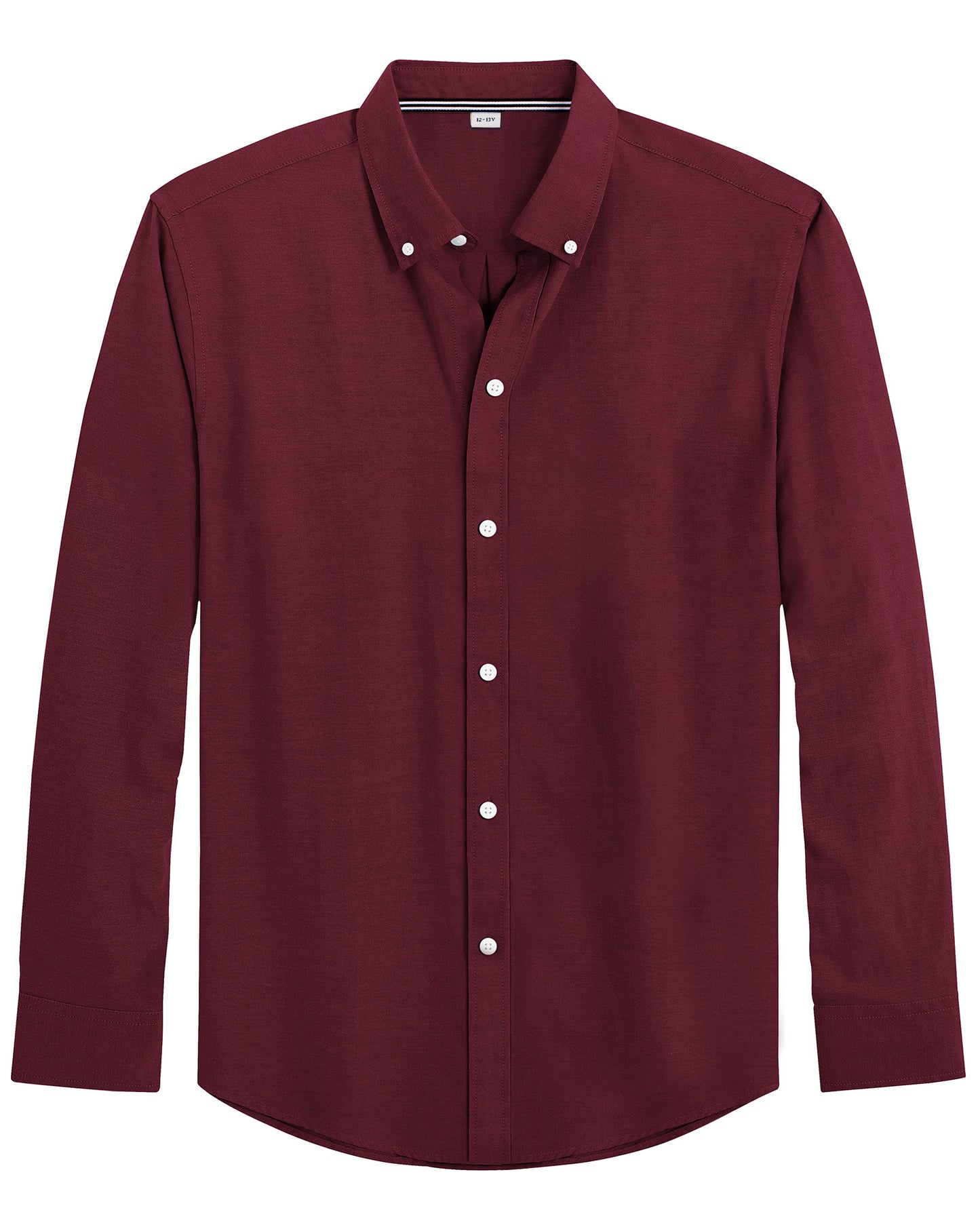 J.VER Langarm-Oxford-Hemd für Jungen mit Button-Down-Kragen