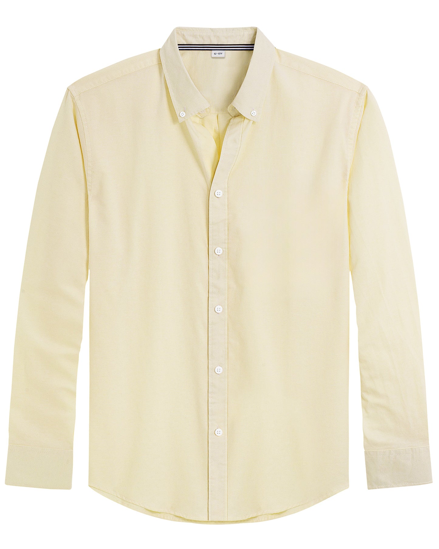 J.VER Langarm-Oxford-Hemd für Jungen mit Button-Down-Kragen