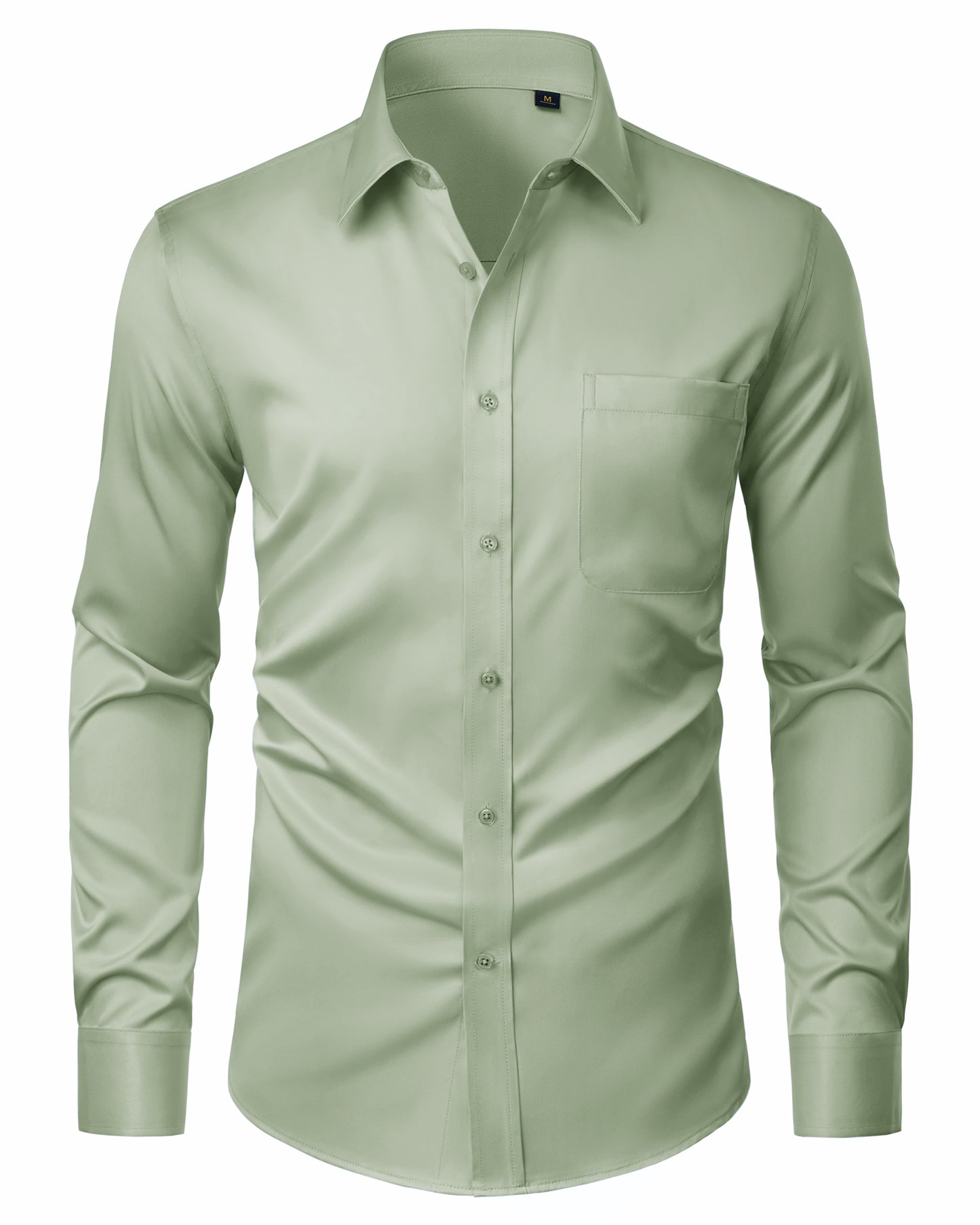 J.VER Men's Dress Shirts Stain Shield Long Sleeve Shirt