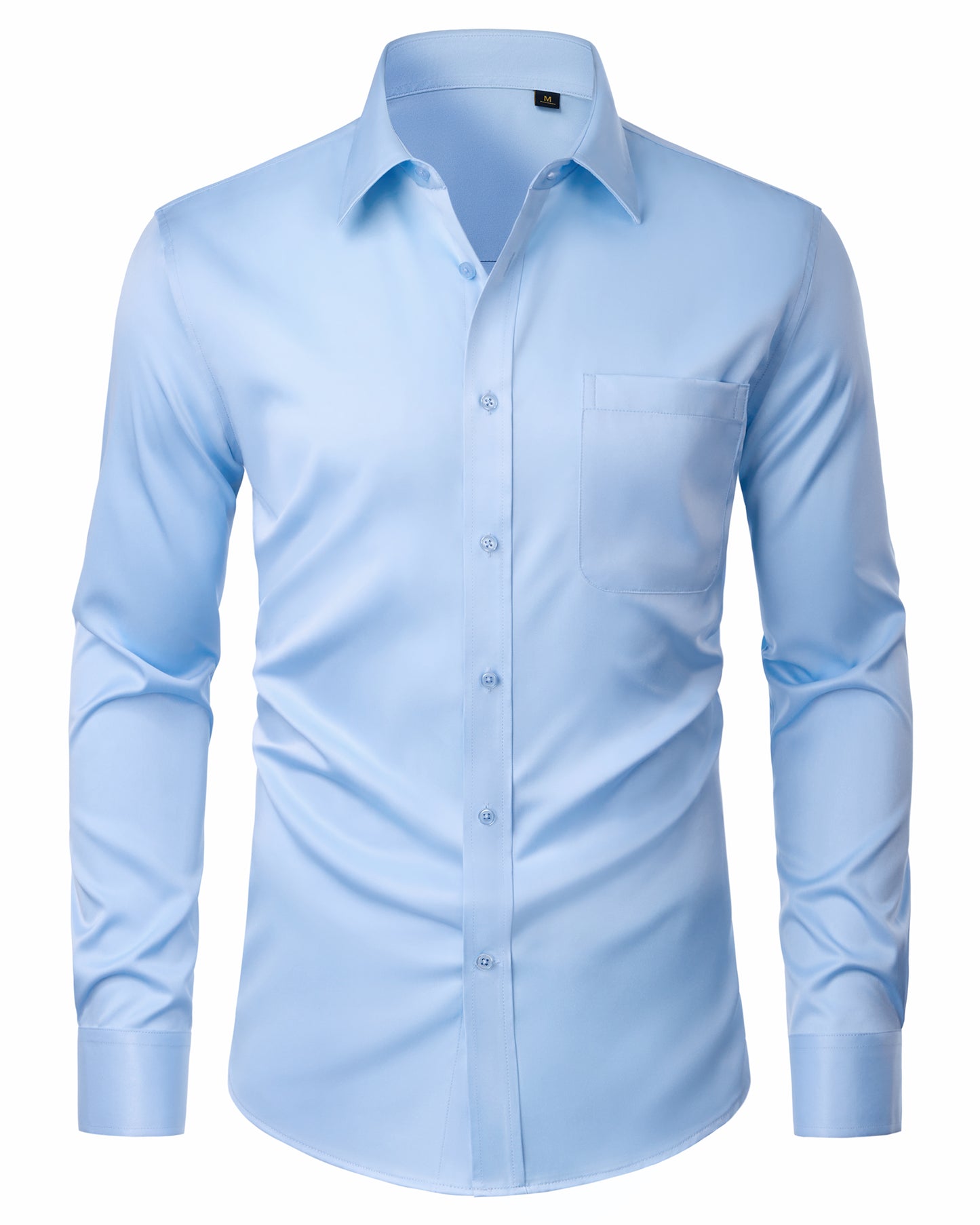 J.VER Men's Dress Shirts Stain Shield Long Sleeve Shirt