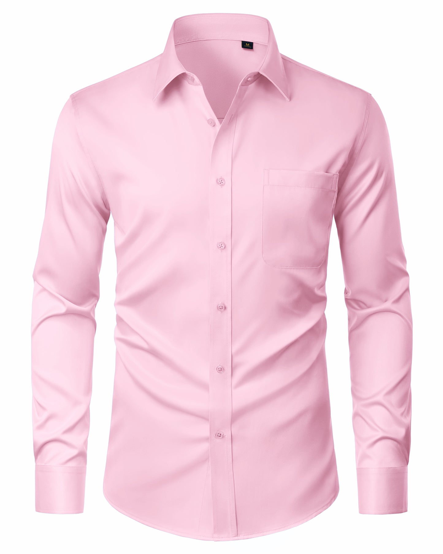 J.VER Men's Dress Shirts Stain Shield Long Sleeve Shirt