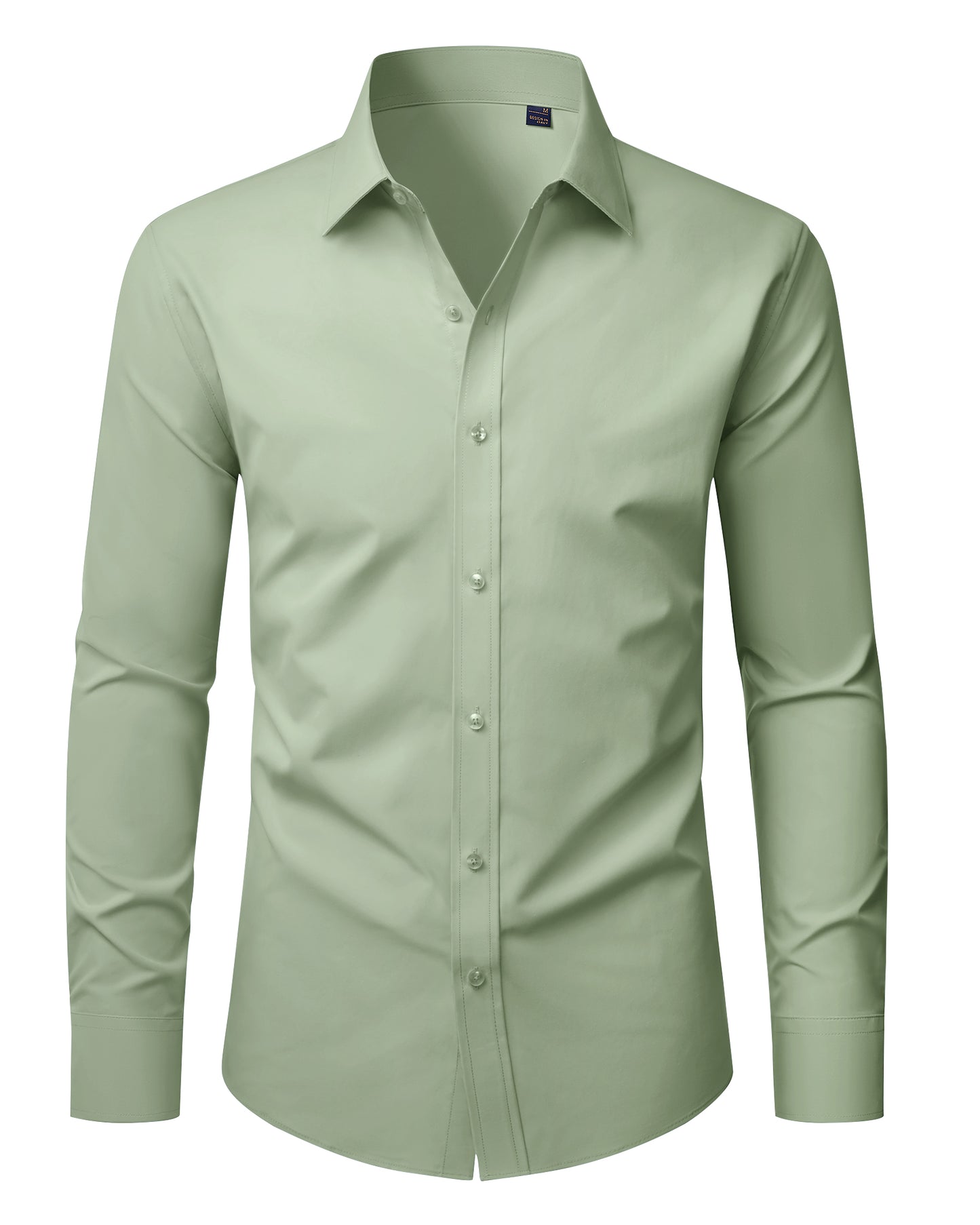 J.VER Mens Dress Shirts Long Sleeve Solid Formal Shirt