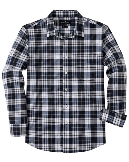 J.VER Mens Button Down Shirts Casual Long Sleeve Dress Shirt