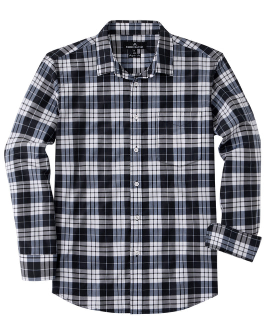 J.VER Mens Button Down Shirts Casual Long Sleeve Dress Shirt