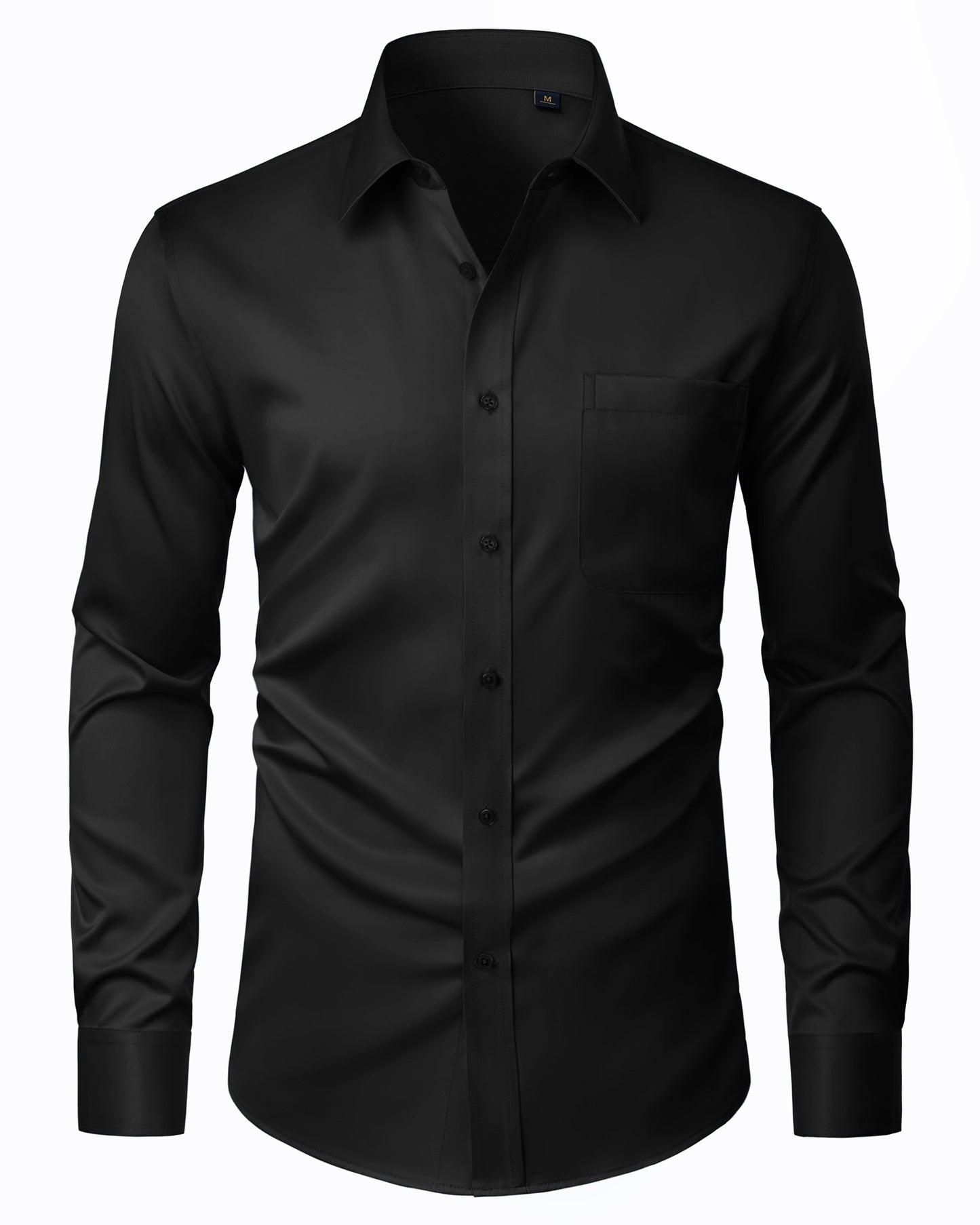 J.VER Men's Dress Shirts Stain Shield Long Sleeve Shirt