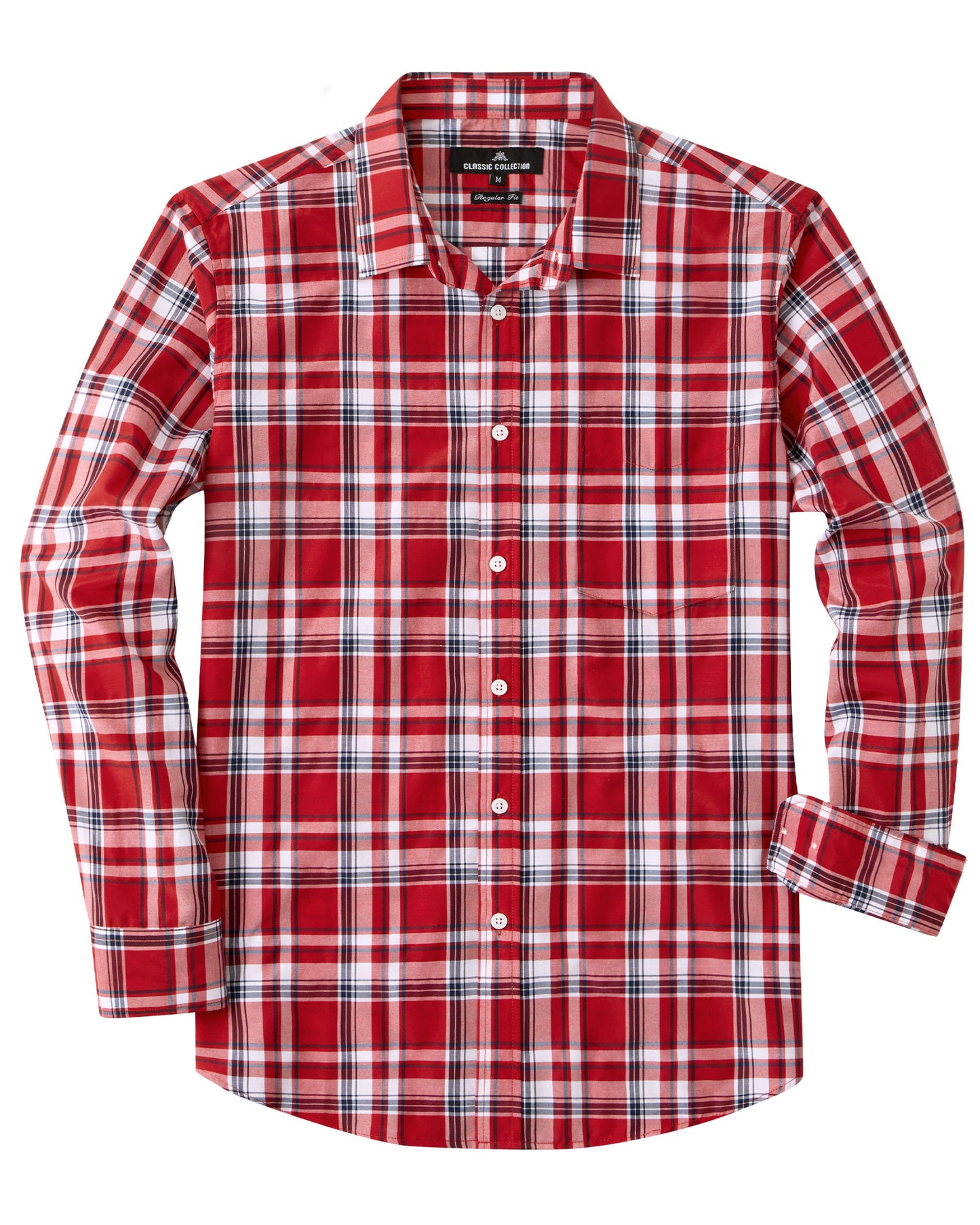 J.VER Mens Button Down Shirts Casual Long Sleeve Dress Shirt
