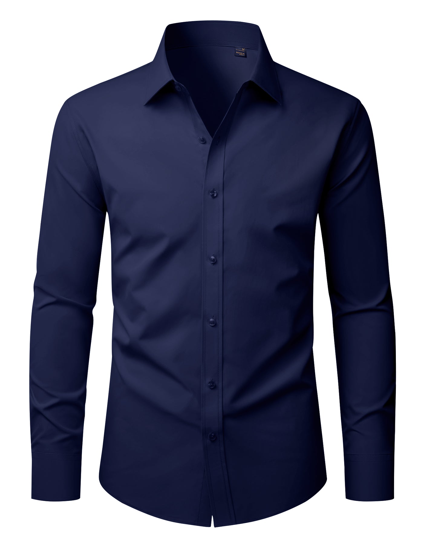 J.VER Mens Dress Shirts Long Sleeve Solid Formal Shirt