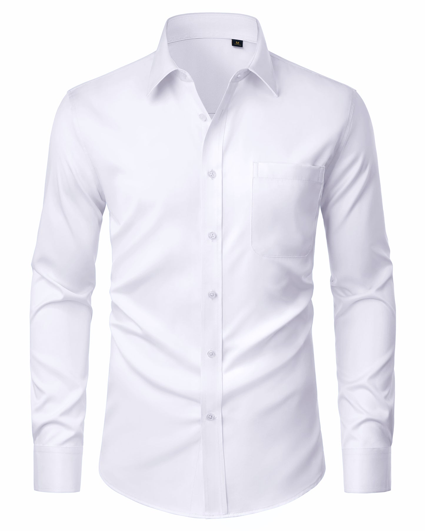 J.VER Men's Dress Shirts Stain Shield Long Sleeve Shirt