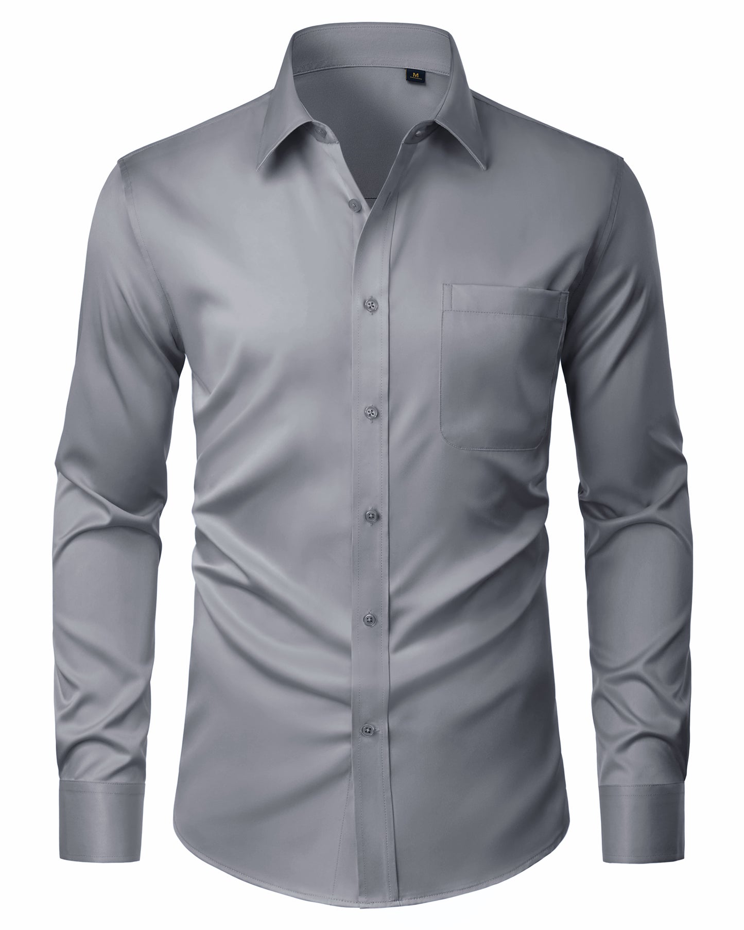 J.VER Men's Dress Shirts Stain Shield Long Sleeve Shirt