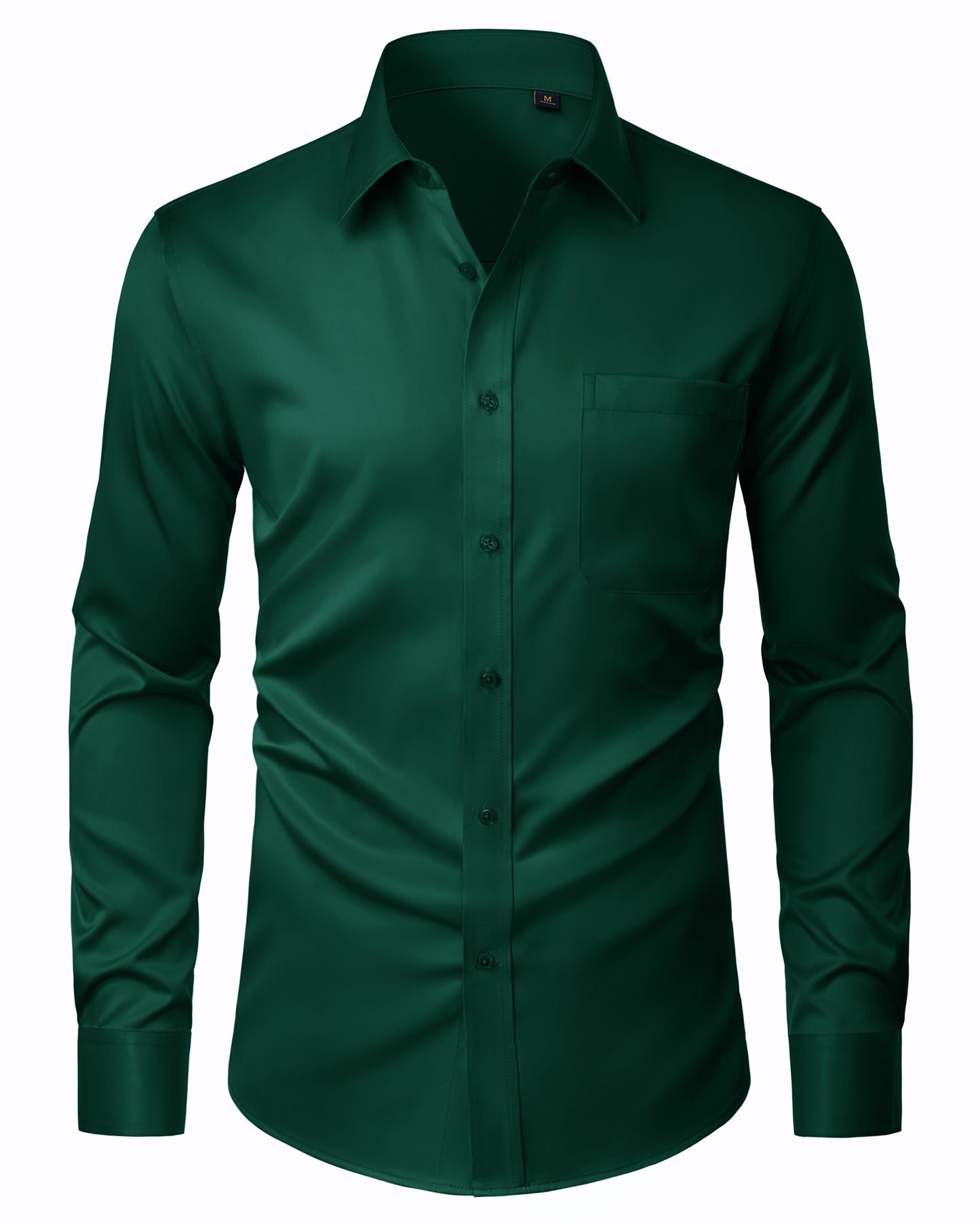 J.VER Men's Dress Shirts Stain Shield Long Sleeve Shirt