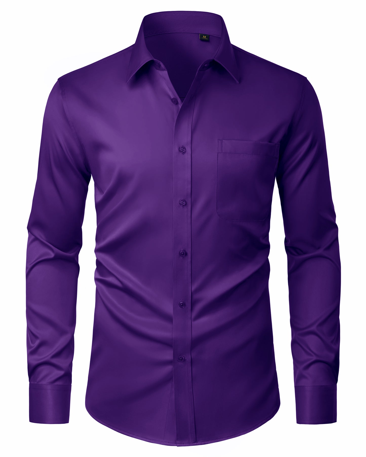 J.VER Men's Dress Shirts Stain Shield Long Sleeve Shirt