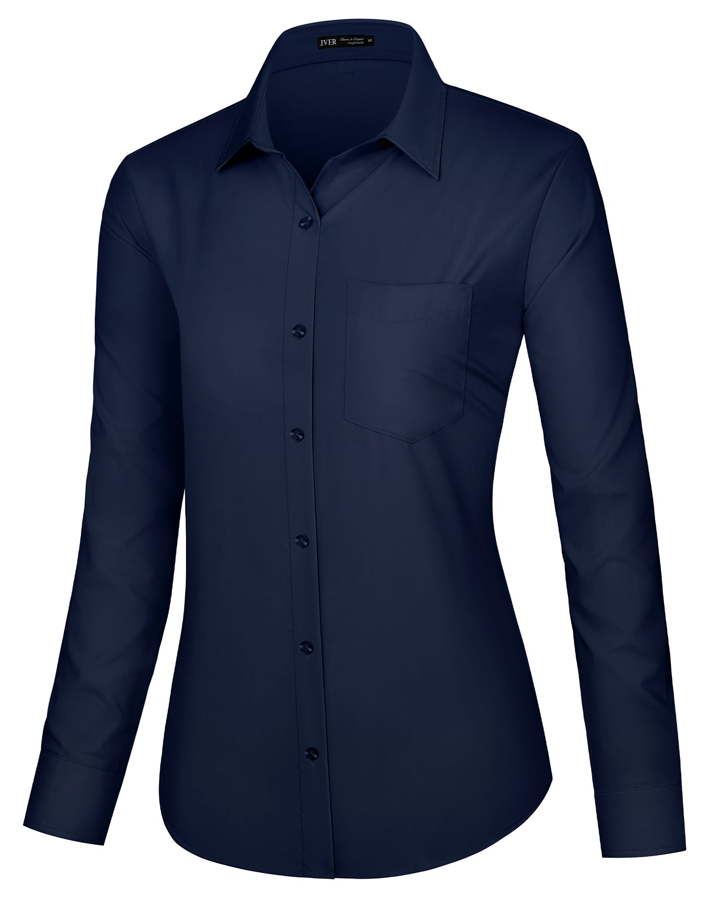 J.VER Dress Shirts for Women Button Down Wrinkle Free Shirt