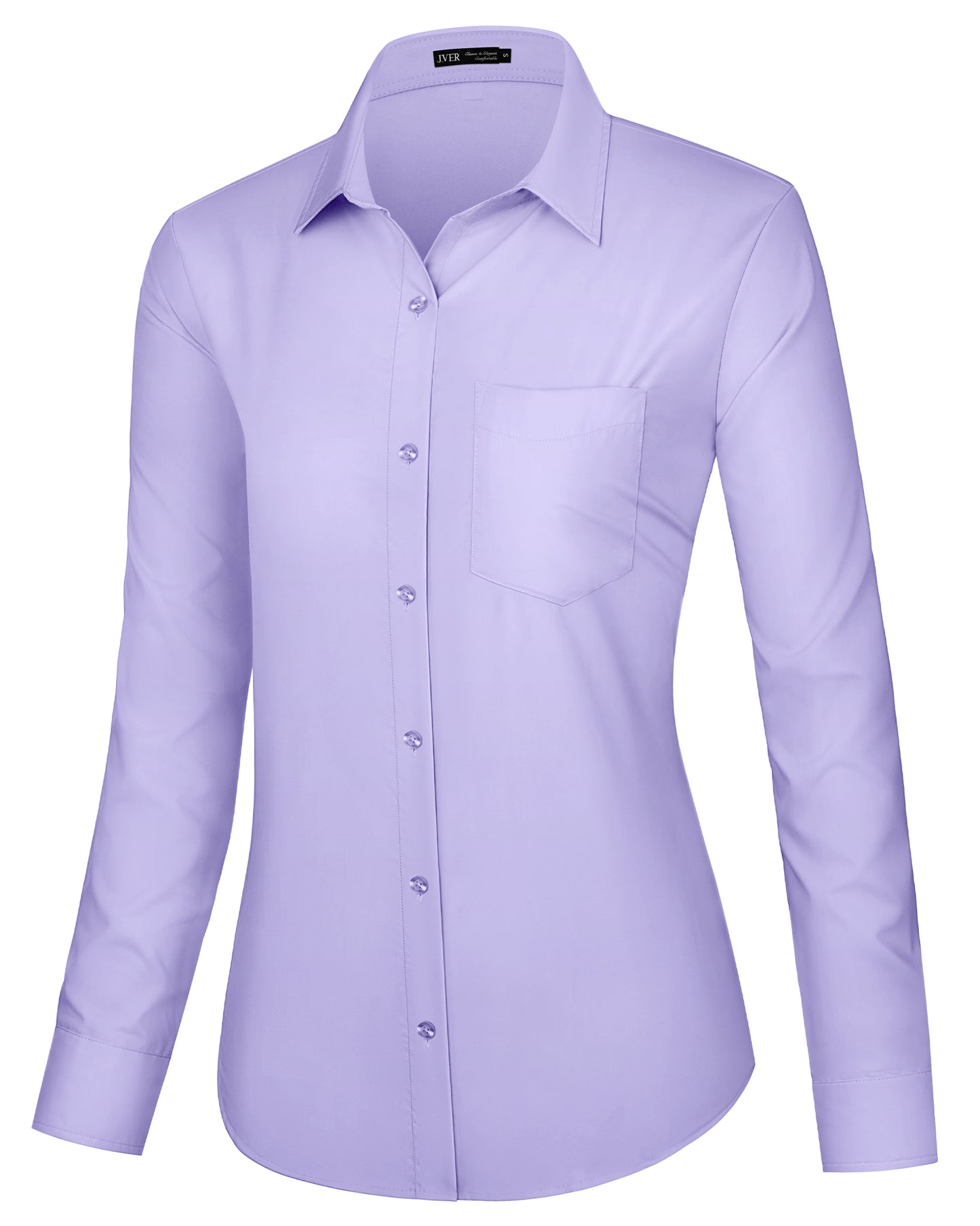 J.VER Dress Shirts for Women Button Down Wrinkle Free Shirt