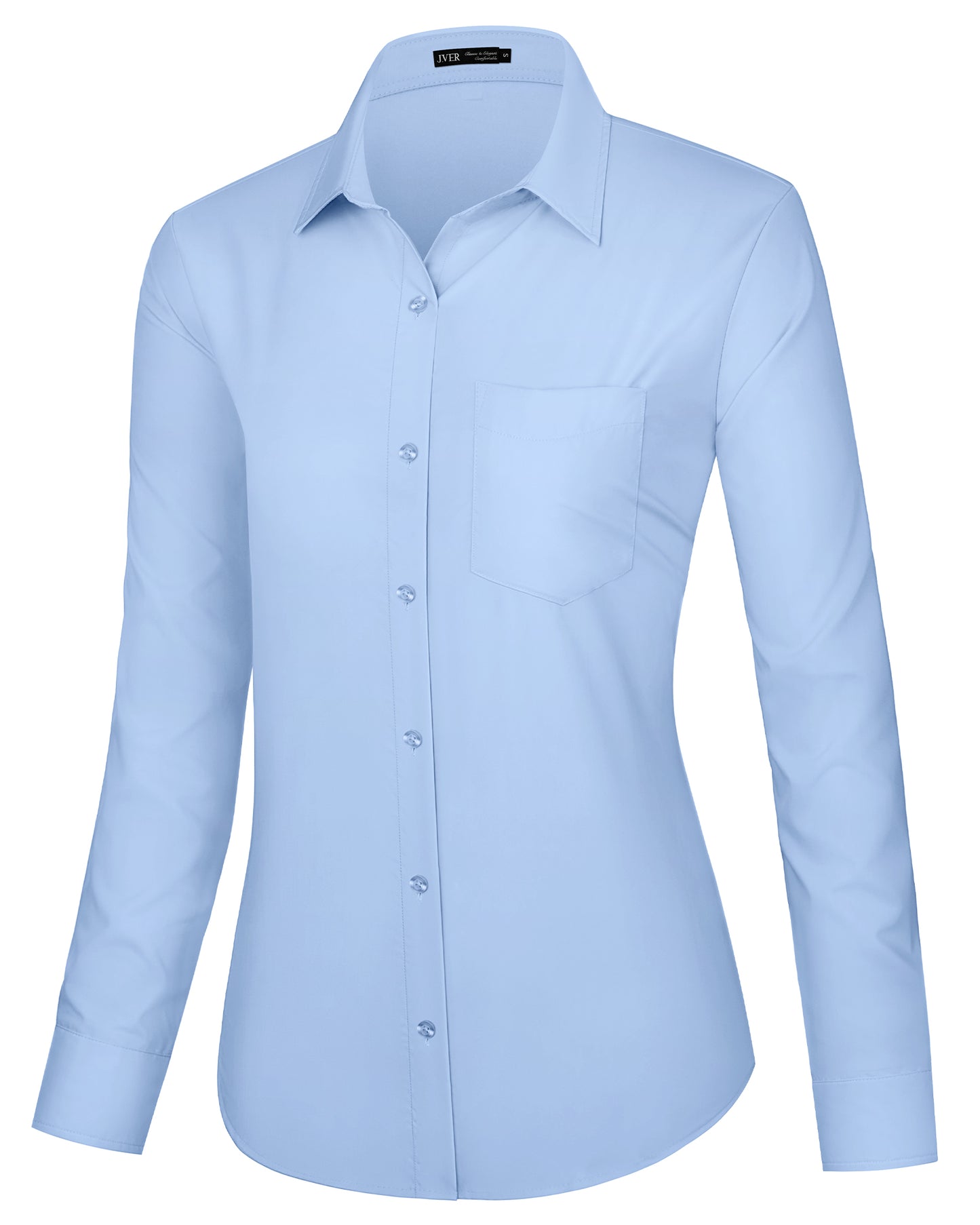 J.VER Dress Shirts for Women Button Down Wrinkle Free Shirt