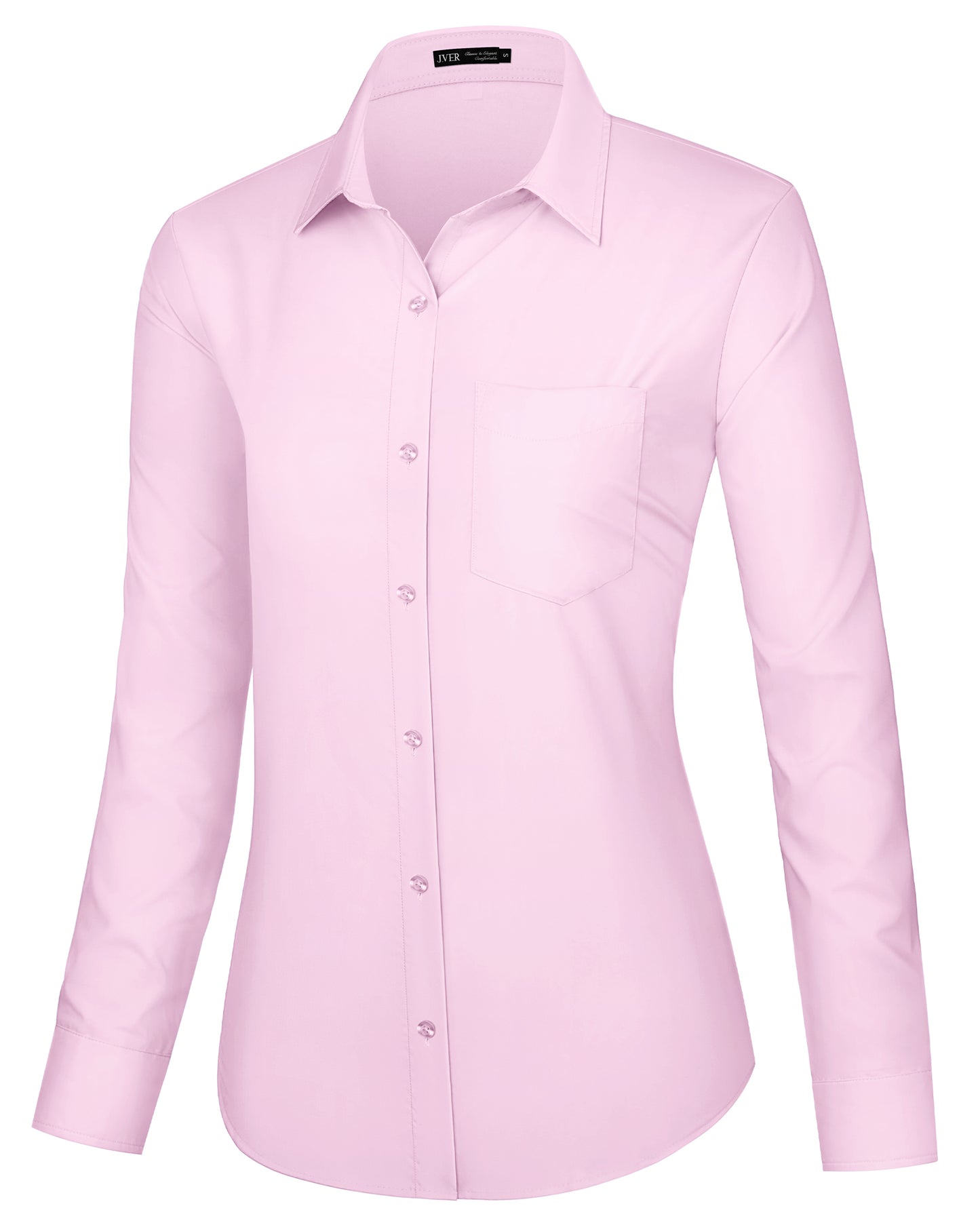 J.VER Dress Shirts for Women Button Down Wrinkle Free Shirt