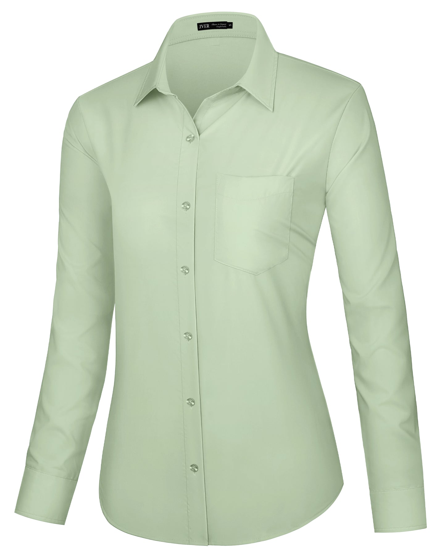 J.VER Dress Shirts for Women Button Down Wrinkle Free Shirt