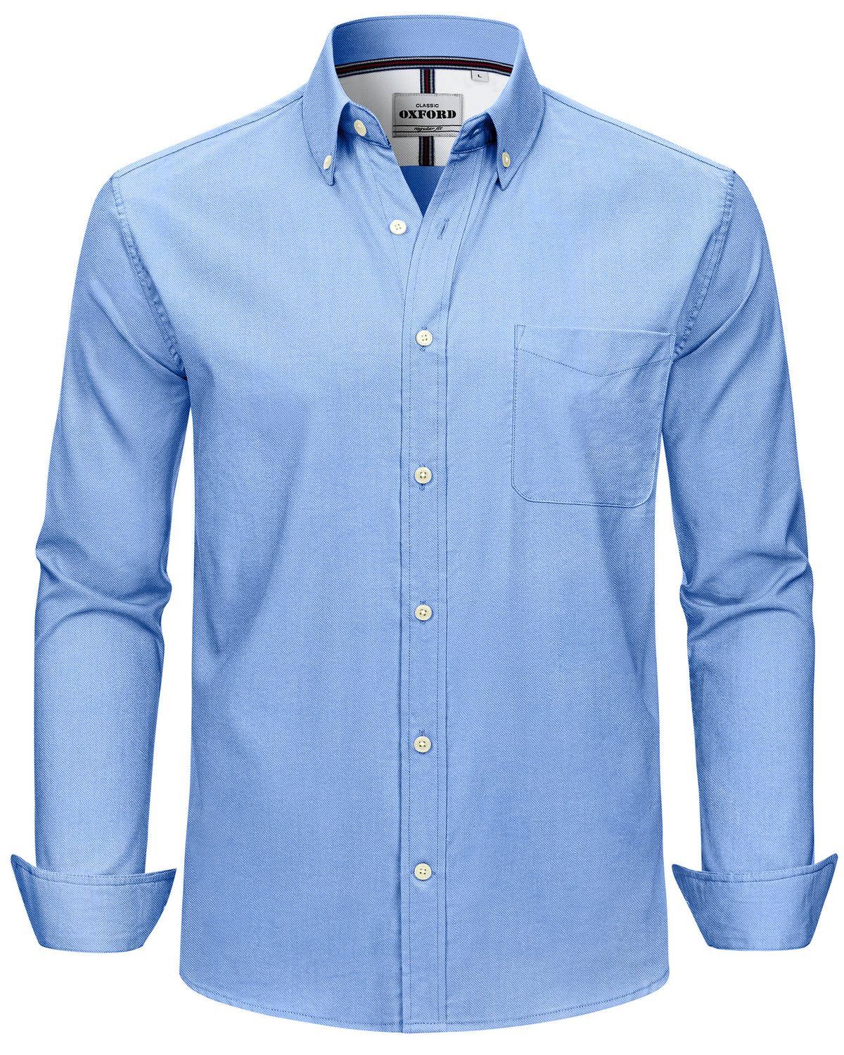 J.VER Stretch Oxford Long Sleeve Dress Shirt