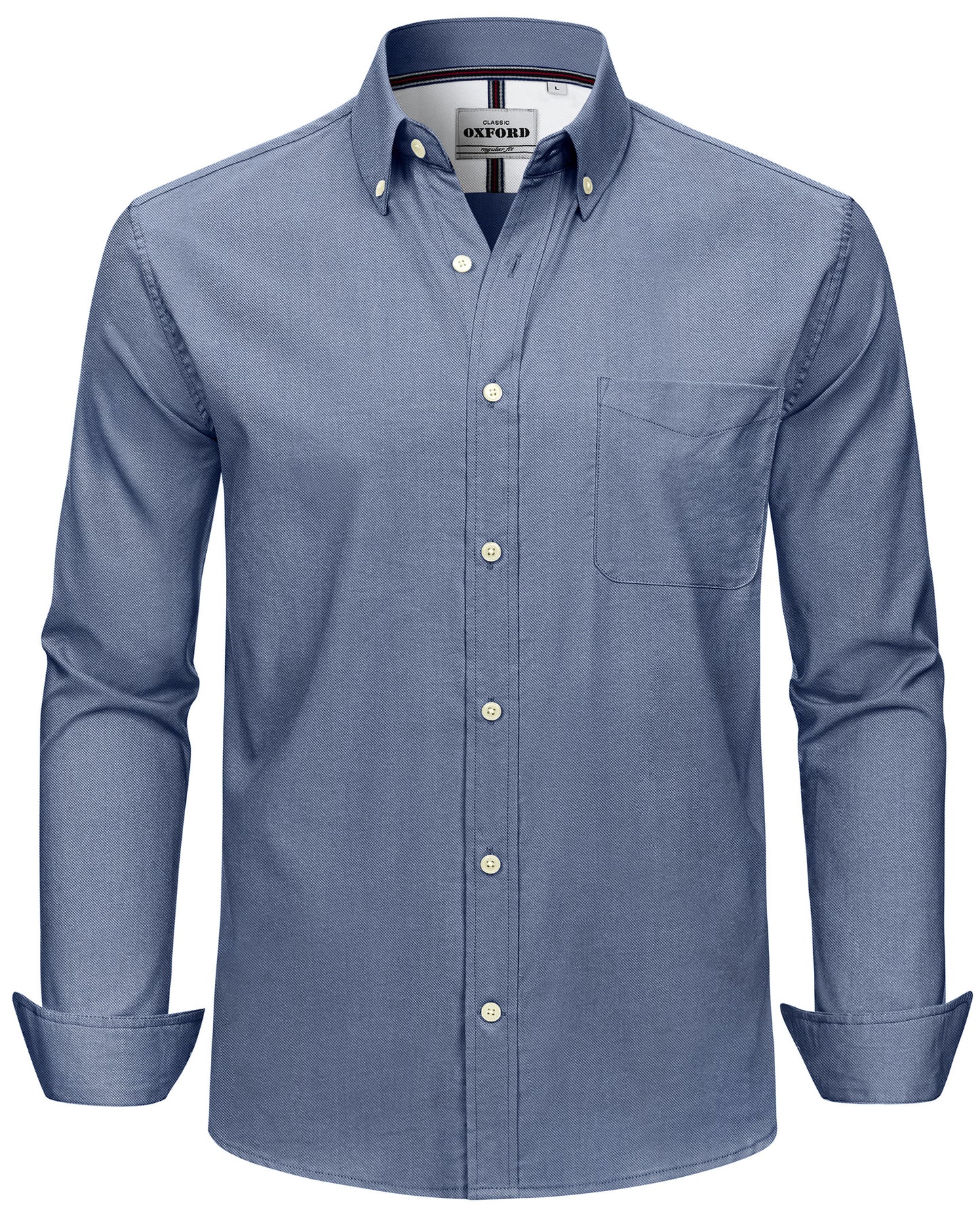 J.VER Stretch Oxford Long Sleeve Dress Shirt