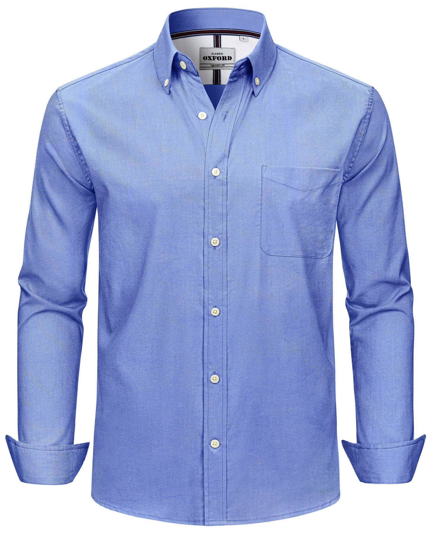 J.VER Stretch Oxford Long Sleeve Dress Shirt