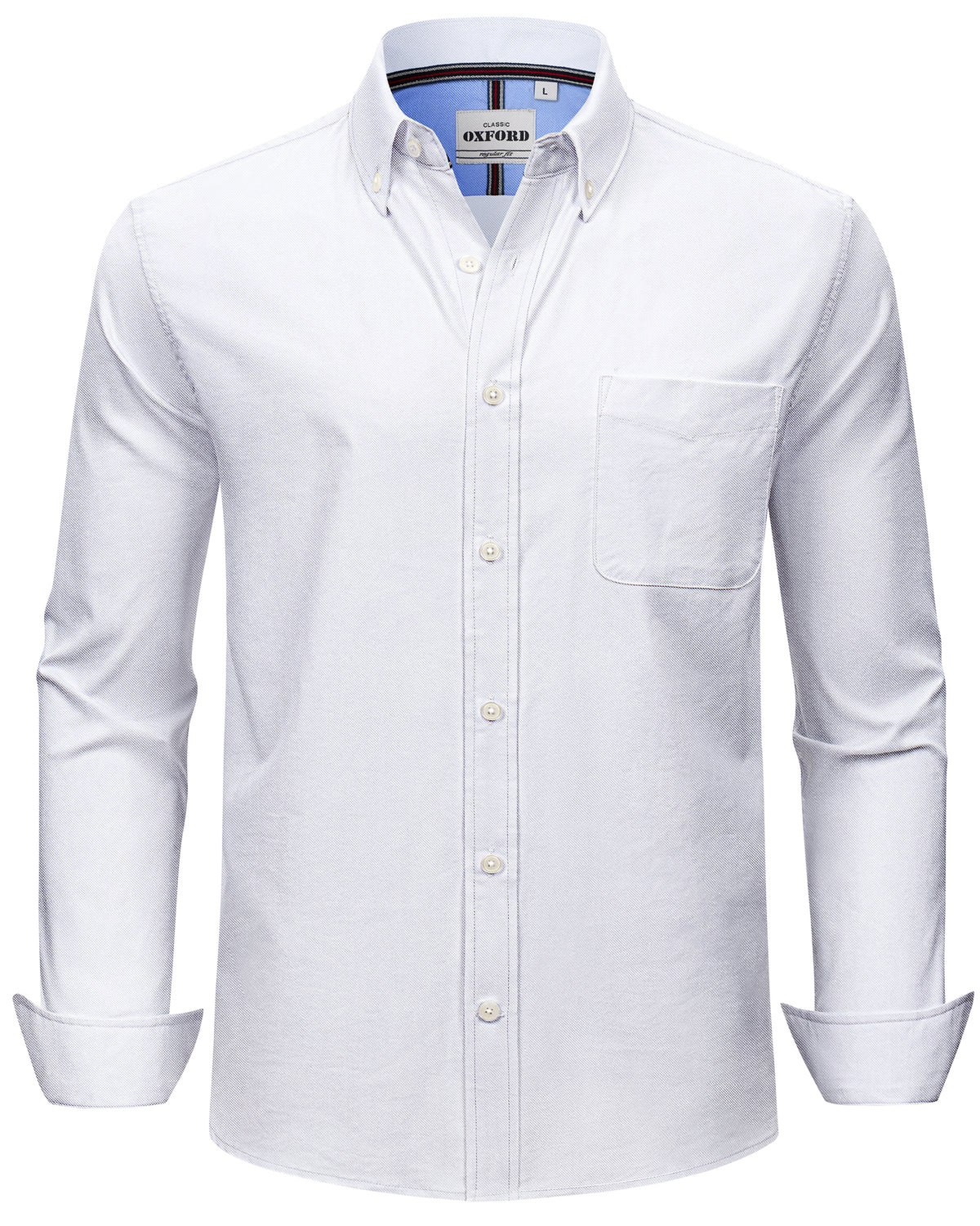 J.VER Stretch Oxford Long Sleeve Dress Shirt