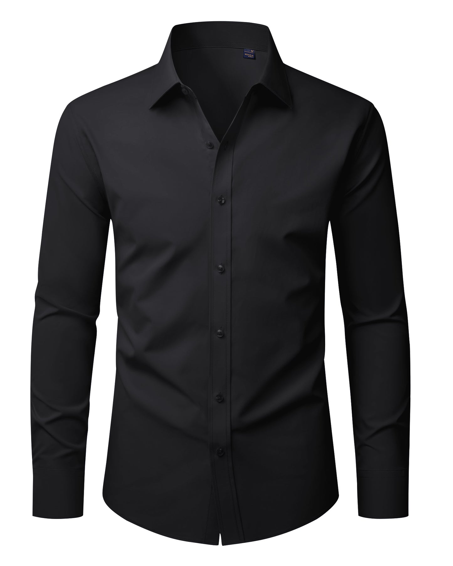 J.VER Mens Dress Shirts Long Sleeve Solid Formal Shirt