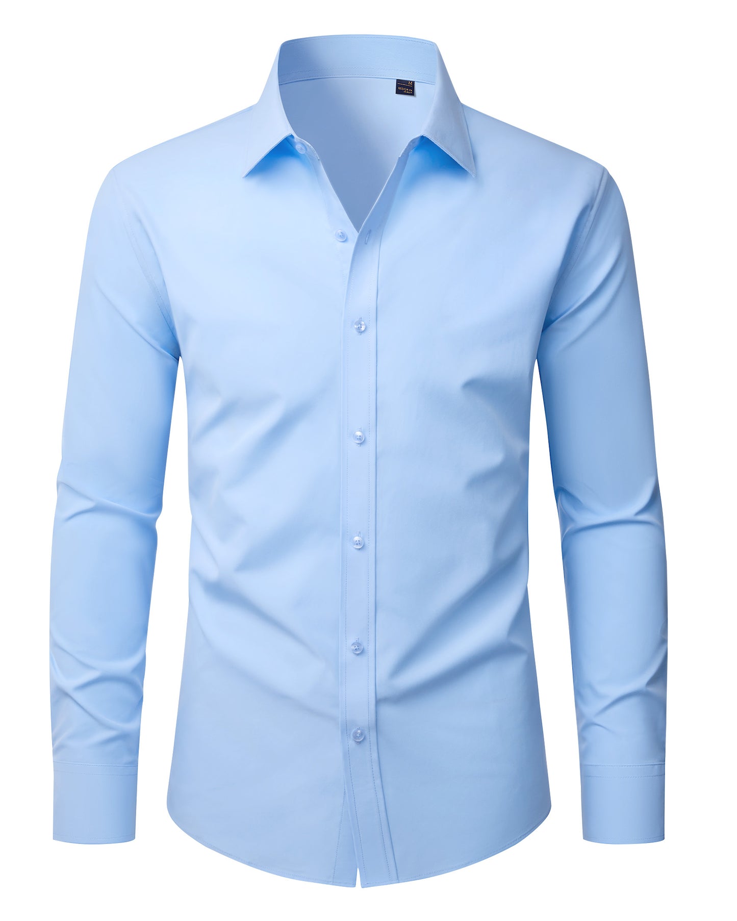 J.VER Mens Dress Shirts Long Sleeve Solid Formal Shirt