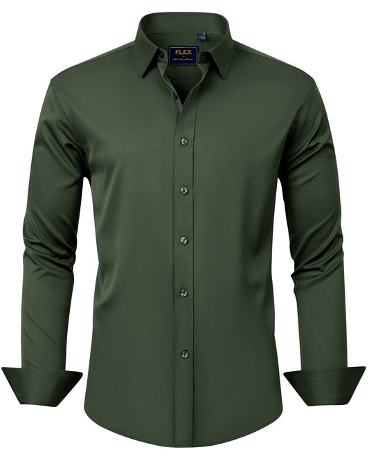 J.VER Solid Stretch Wrinkle-Free Formal Shirt