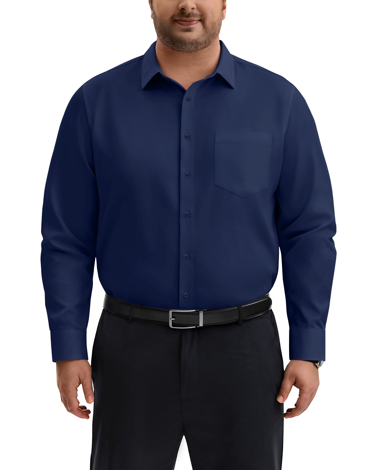 J.VER Big and Tall Dress Shirts for Men Long Sleeve Shirt