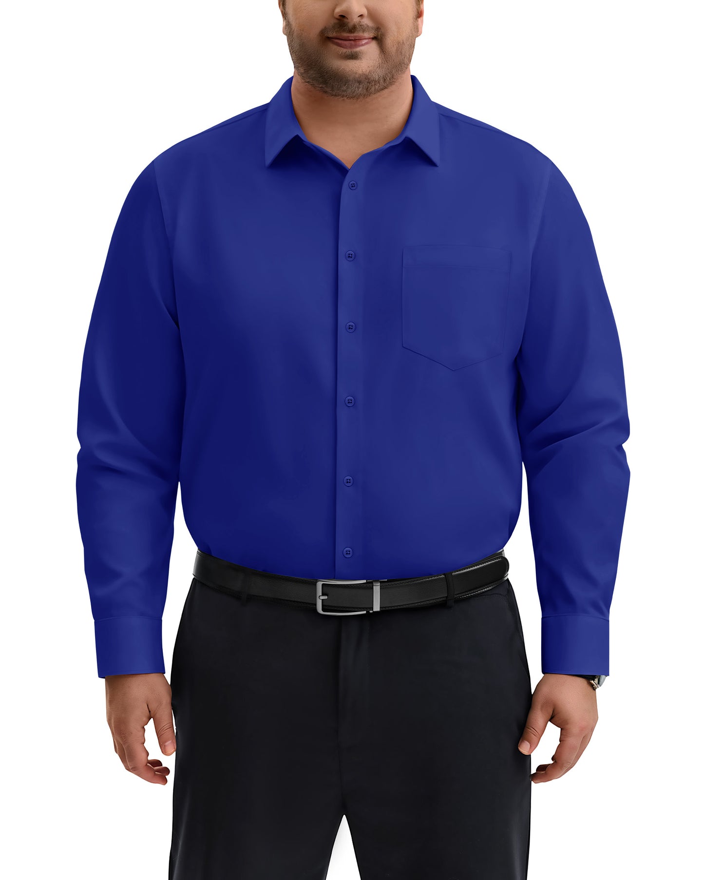 J.VER Big and Tall Dress Shirts for Men Long Sleeve Shirt